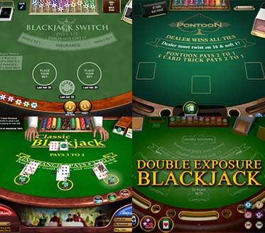Verschillende Blackjack varianten